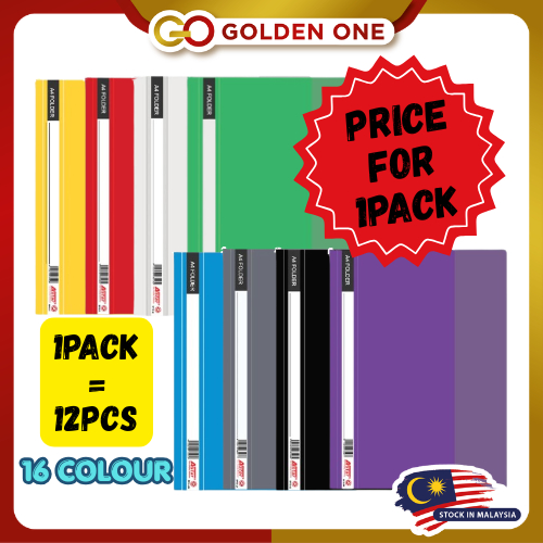 【1PACK=12PCS】Astar Laporan Pengurusan Fail PVC PP/mangement file ...