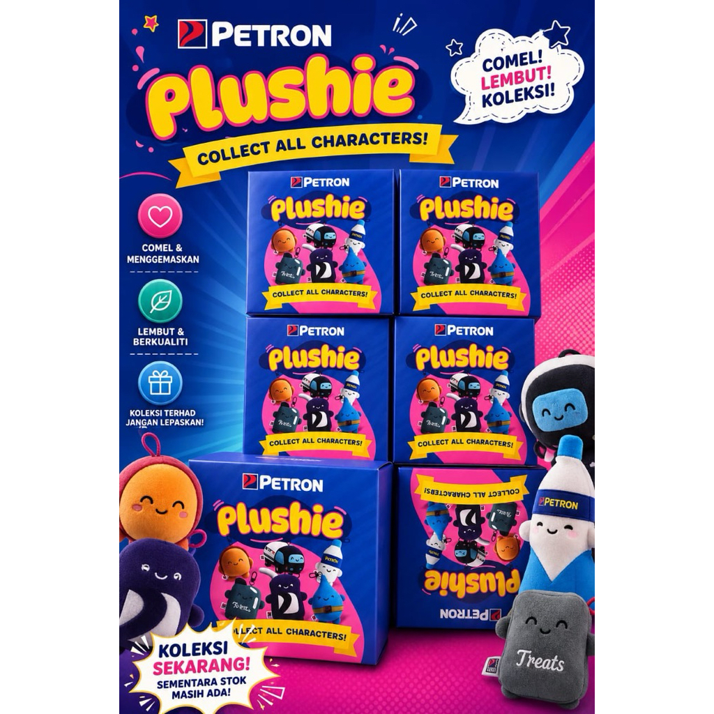 Petron Plushie Collection is here! blind box | Shopee Malaysia
