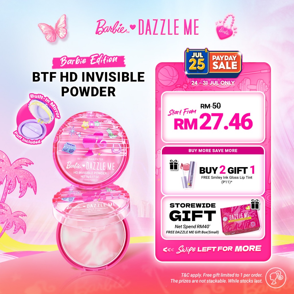 [LIMITED EDITION] Dazzle Me X BARBIE Better Than Filter HD Invisible ...