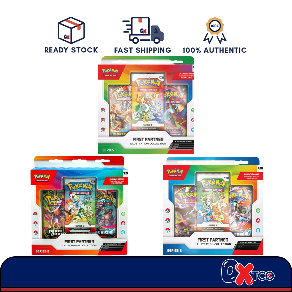 Pokemon Cards: [Illustation Box] - First Partner Series 1, 2 & 3 ...