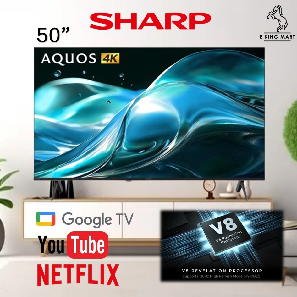 SHARP AQUAS【4TC50JJ5000X】4K Ultra HD 120Hz Gaming 50 inch 50