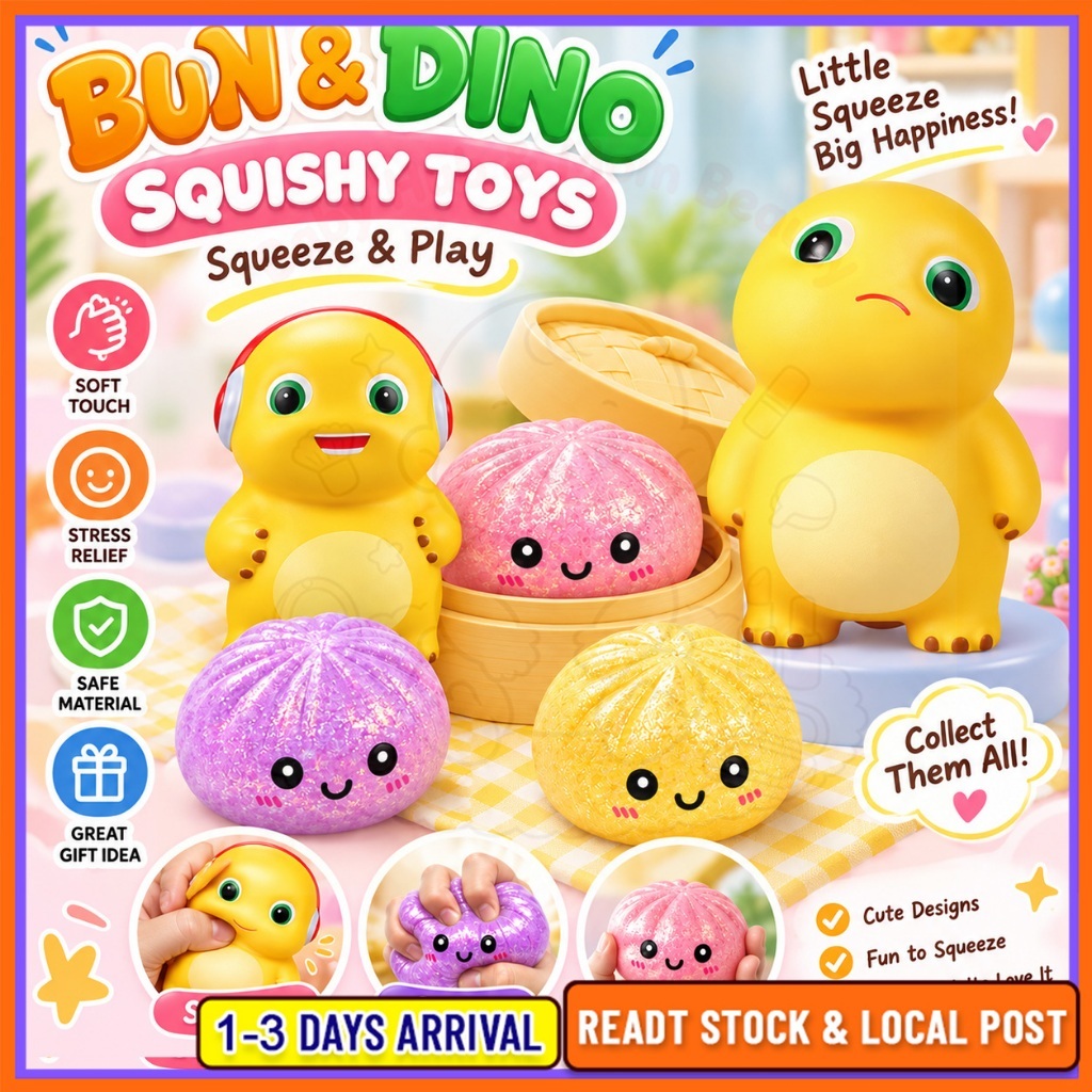 Little Milk Dragon Dumpling Squishy Toy Stress Relief Toy Elastic Peach ...