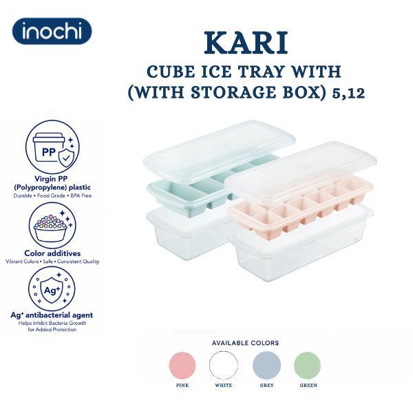 Kari Cube Ice Tray (with storage box) 5 bar -12 bar | Shopee Malaysia