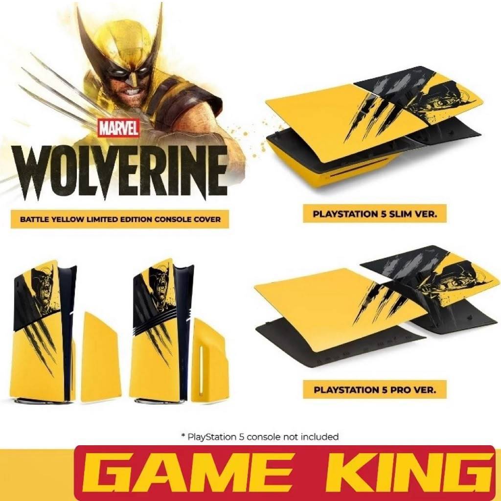 PS5 PlayStation 5 Faceplate Console Cover Marvels Wolverine Limited ...