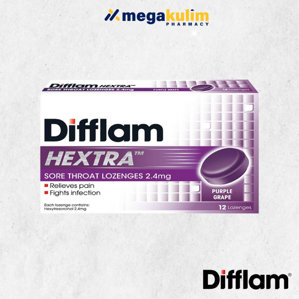 Difflam Hextra Lozenges (12's) | Shopee Malaysia