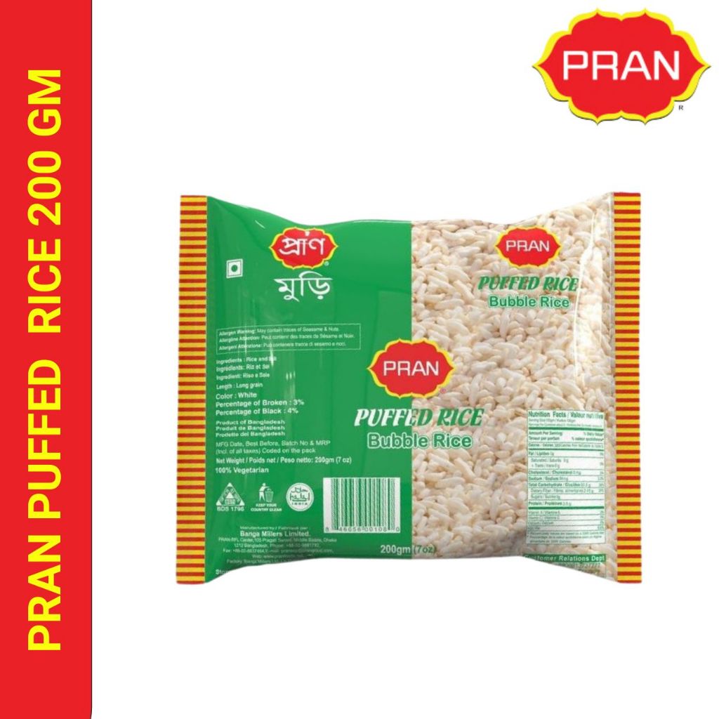 PRAN PUFFED RICE 200 GM | Shopee Malaysia