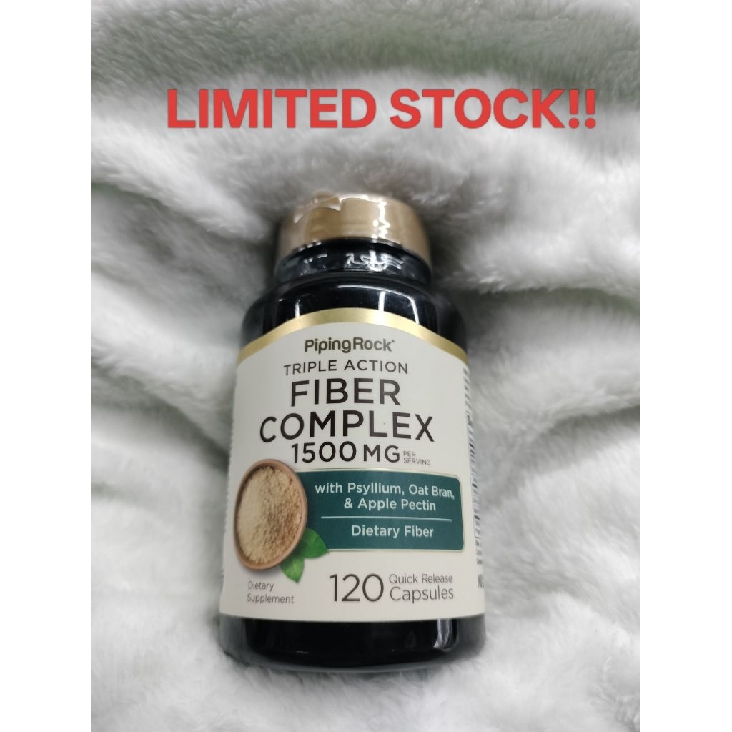 Fiber Complex 1500mg - 120 capsule (Piping Rock) | Shopee Malaysia