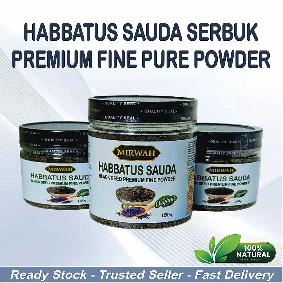 Habbatus Sauda Serbuk Halus Kualiti Premium Black Seed Powder 100gram ...
