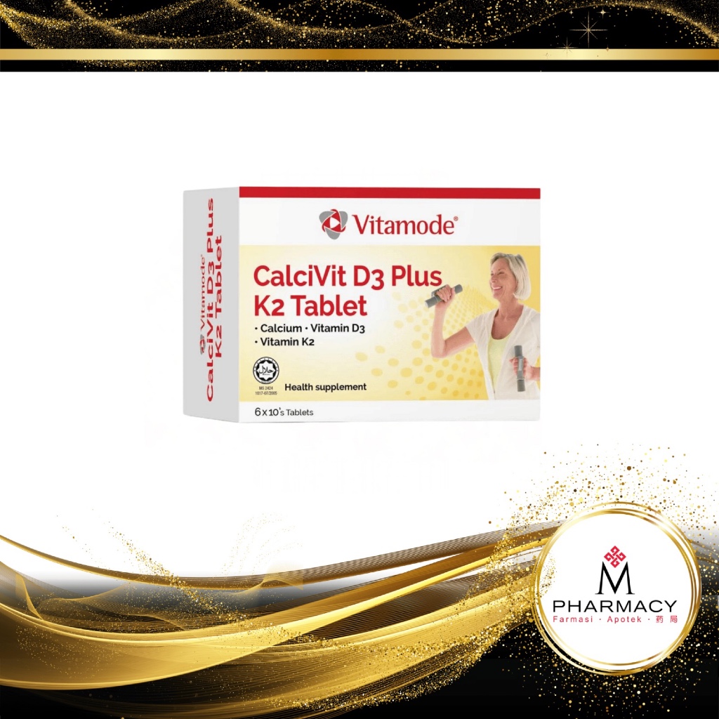 Preferred +】VITAMODE CALCIVIT D3 PLUS K2 1800MG (6X10TAB) | Shopee Malaysia