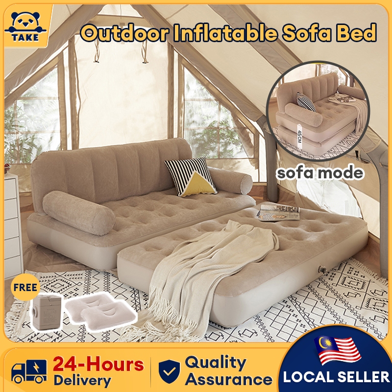 TAKE Automatic Inflatable sofa bed Camping Portable Folding Air ...