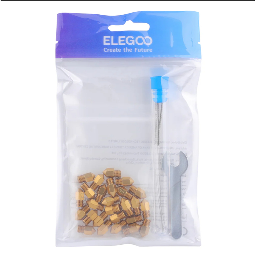 Elegoo Spare Parts Brass Nozzle - 3D Printer