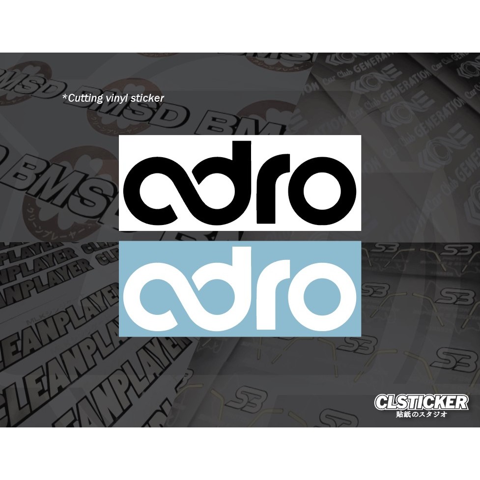 ADRO Logo Cutting Vinyl Sticker | Shopee Malaysia