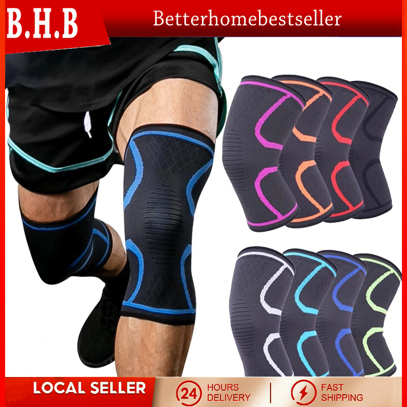 🔥Ready Stock🔥3D Knee Guard Weaving Pressurization Knee Brace Protector ...