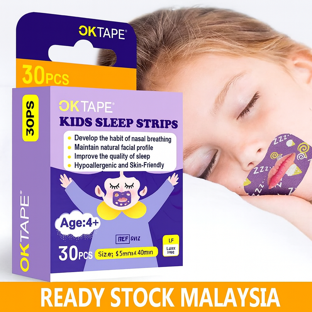 30pcs/Box Anti Snore Mouth Tape Suffocation Sleep Aid Nose Breath Train ...