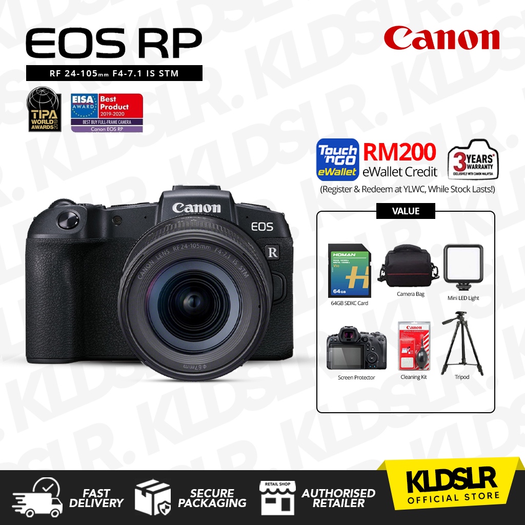 Canon EOS RP Body EOS RP With RF 24-105mm IS STM Lens