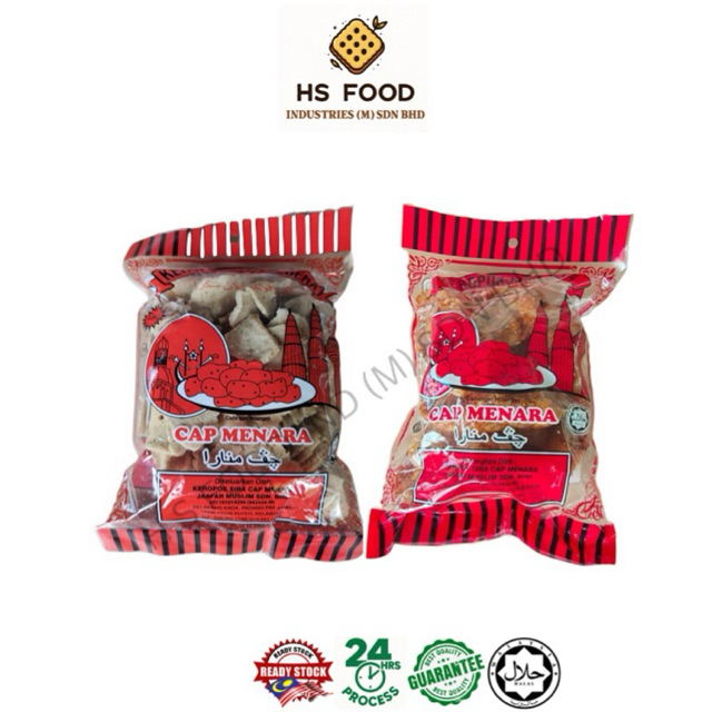 Cap Menara Keropok Ikan Segera / Sira 80gm / 小鱼饼 | Shopee Malaysia