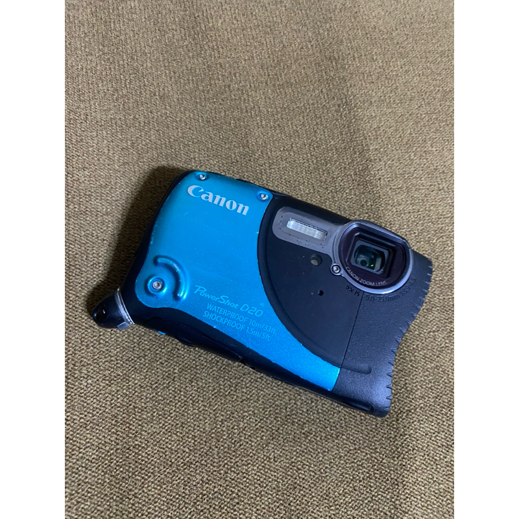 ( USED ) CANON POWERSHOT D20 WATERPROOF / SHOCKPROOF DIGITAL CAMERA ...