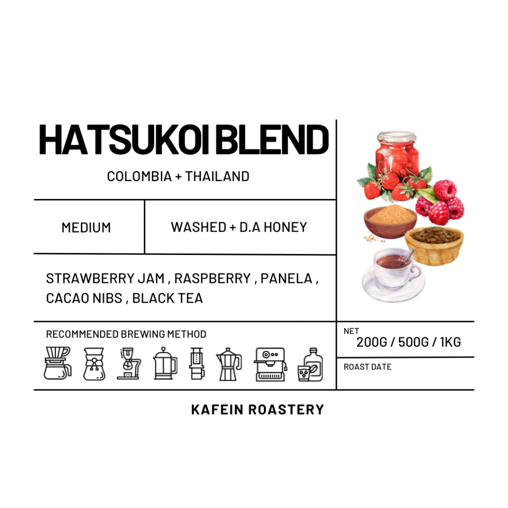 Kafein Roastery Hatsukoi Blend – specialty coffee beans Malaysia