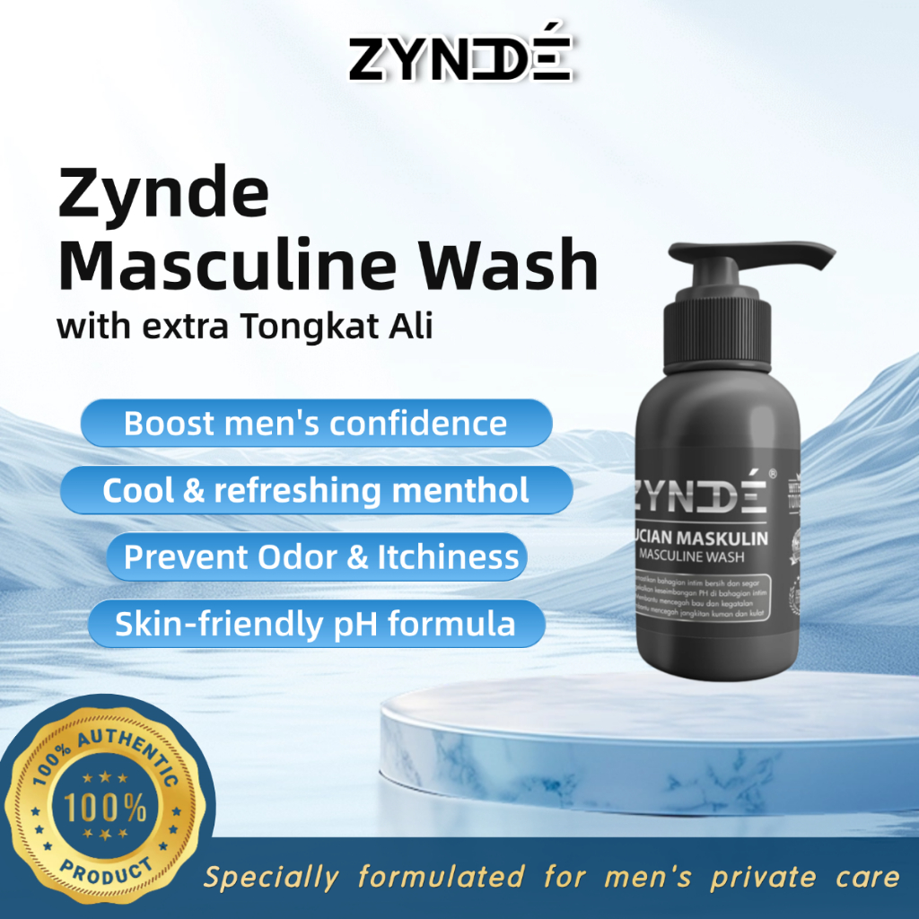 Zynde Masculine Hygiene Wash with T0ngkat Ali for Men PH Balanced ...
