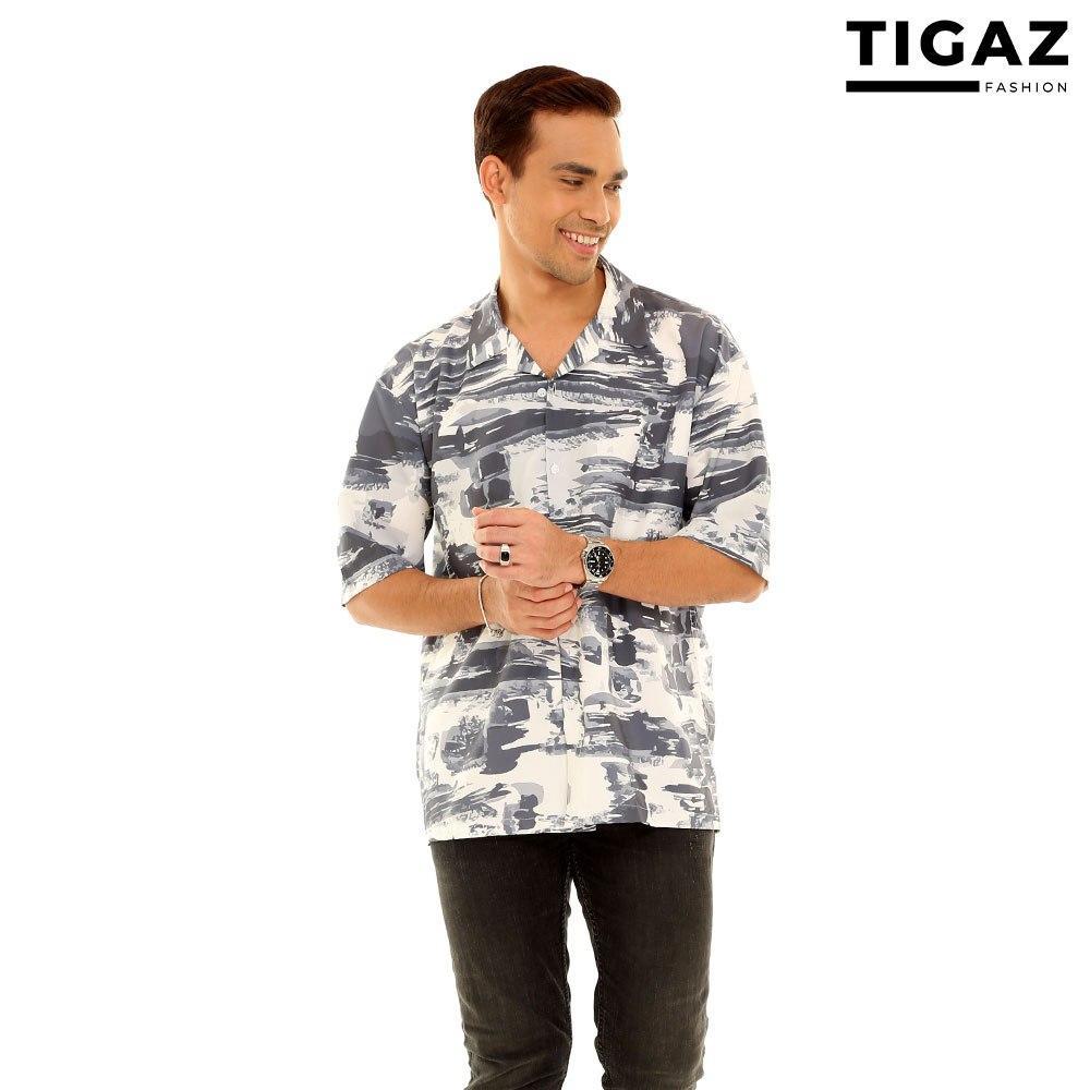 Tigaz OVERSIZED LENGAN PENDEK LELAKI MEN Shirt ce Silk S - XL Modern ...