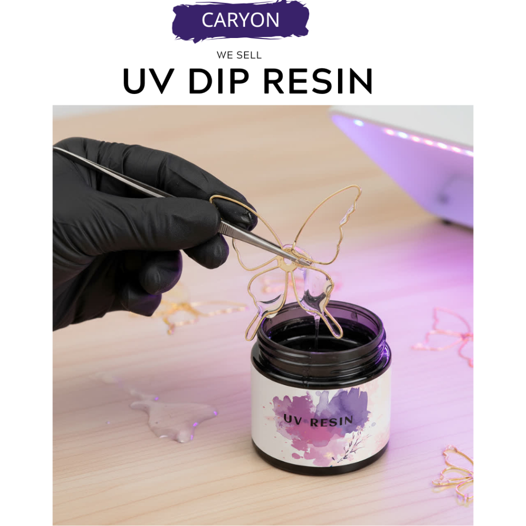 CaryOn UV DIP Resin 100g Crystal Clear Hard Type DIY Keychain Jewellery ...