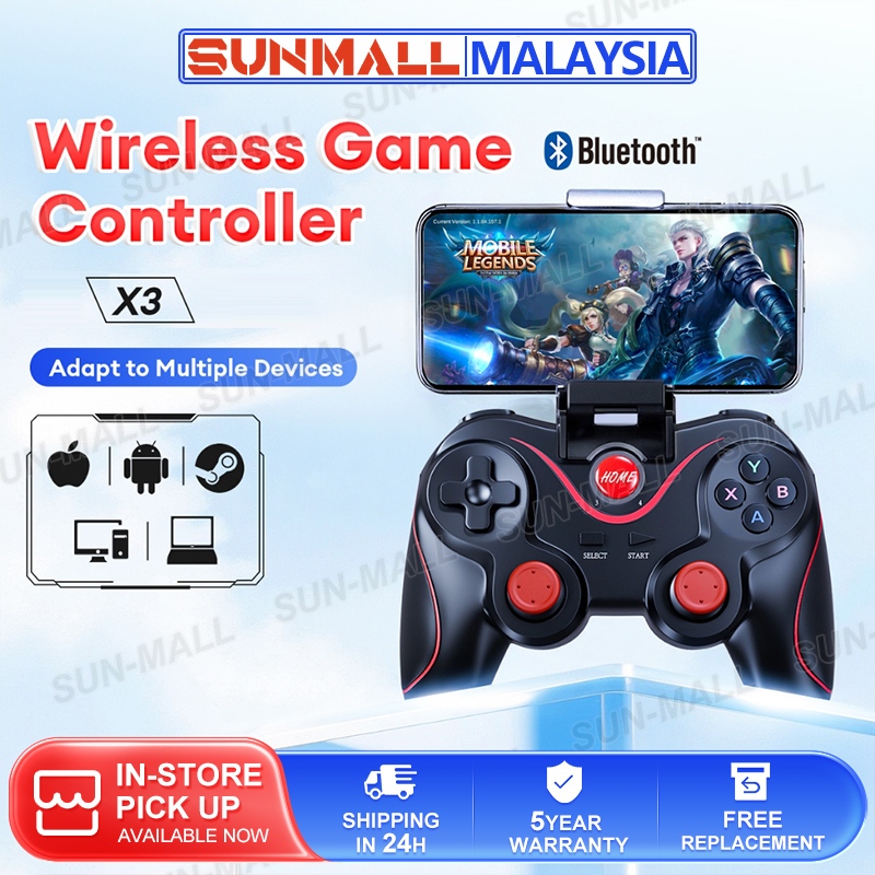 Game Controller Bluetooth Wireless Android 10S Gamepad Gaming ...