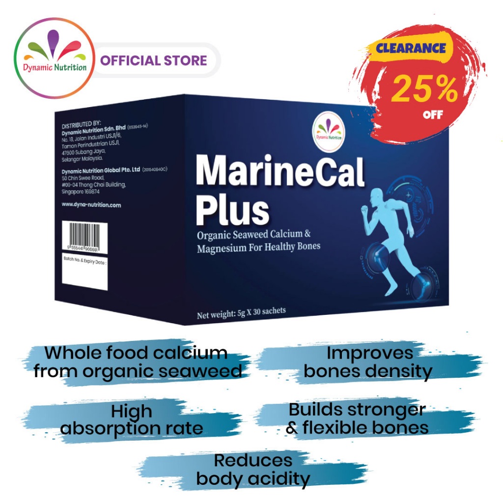 CLEARANCE [EXP DATE : SEPT 2026] Dynamic Nutrition MarineCal Plus ...