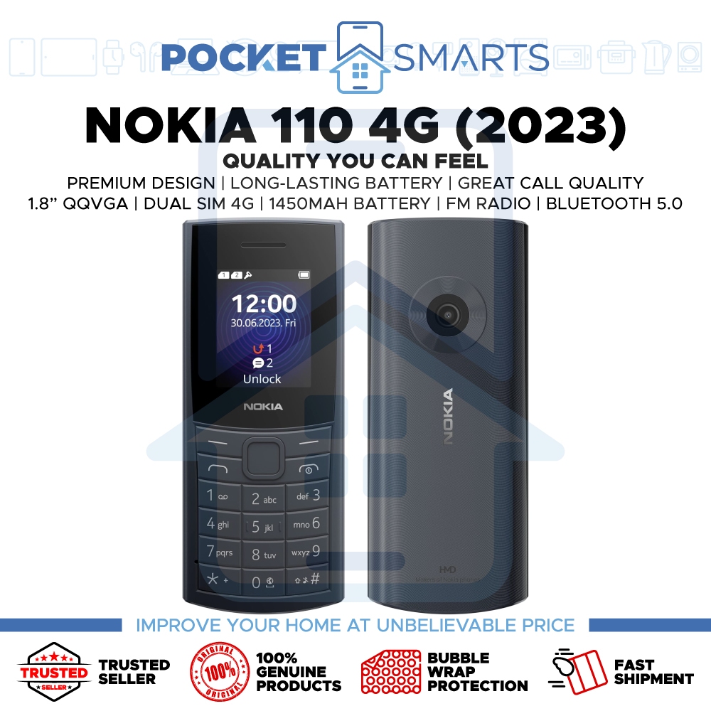 [Malaysia Set] Nokia 110 4G 2023 (1.8
