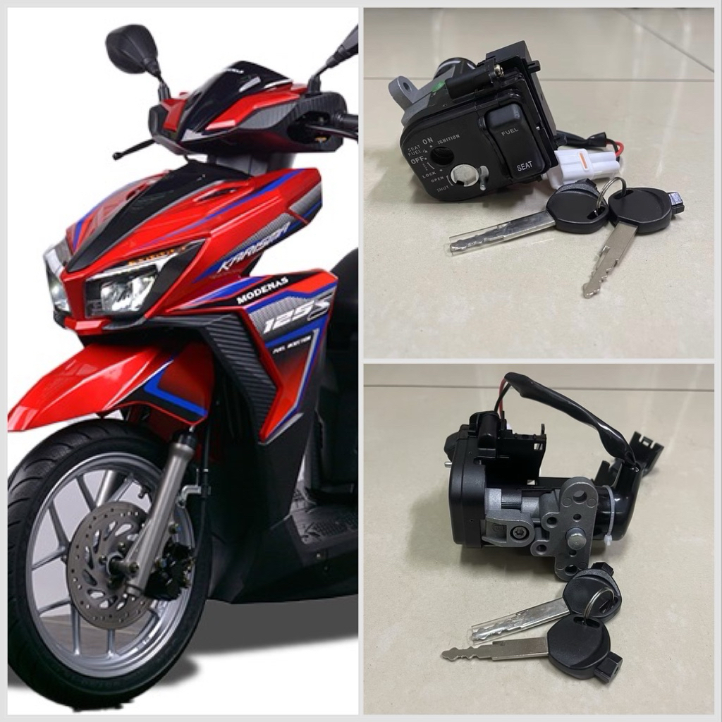 SUNMO MODENAS KARISMA V3 KARISMA 125S V3 NEW MAIN SWITCH SET IGNITION ...