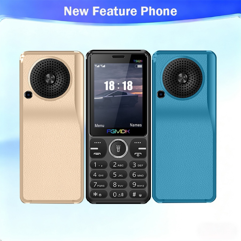New Phone Dual SIM Handphone Elderly Basic Phone Big Keypad 3D Music ...