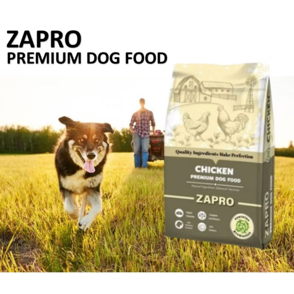 Zapro Premium Dog Food 15kg | Shopee Malaysia