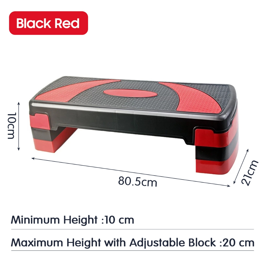 Crystals Non-Slip Aerobic Stepper, Yoga Step Board For Home Gym Fitness Exercise