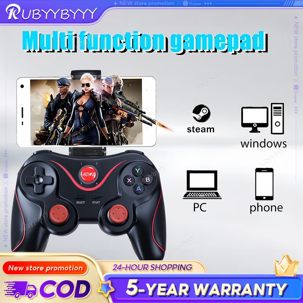 Wireless Controller Bluetooth Gamepad Gaming Remote Control For Smart ...