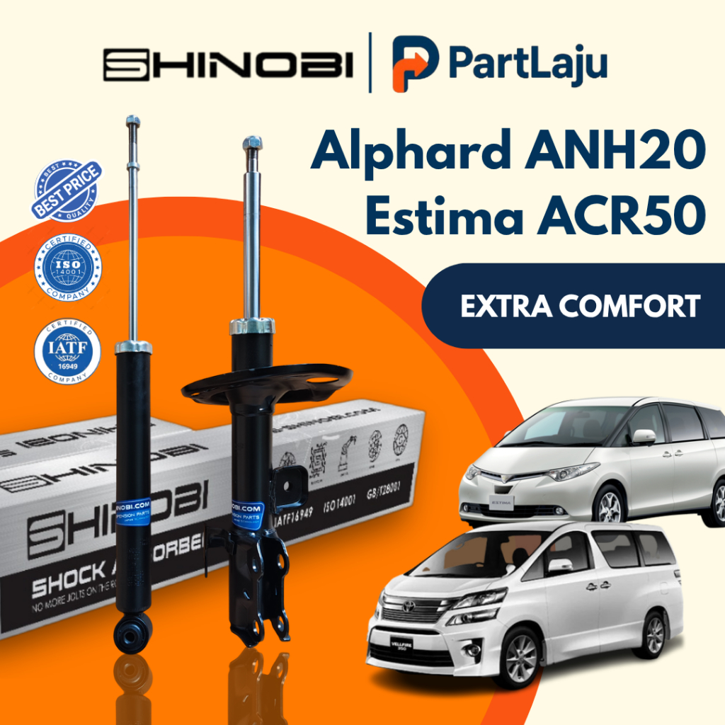 E-Shinobi Toyota Alphard Vellfire ANH20 GGH20 2008-2014 Estima ACR50 ...