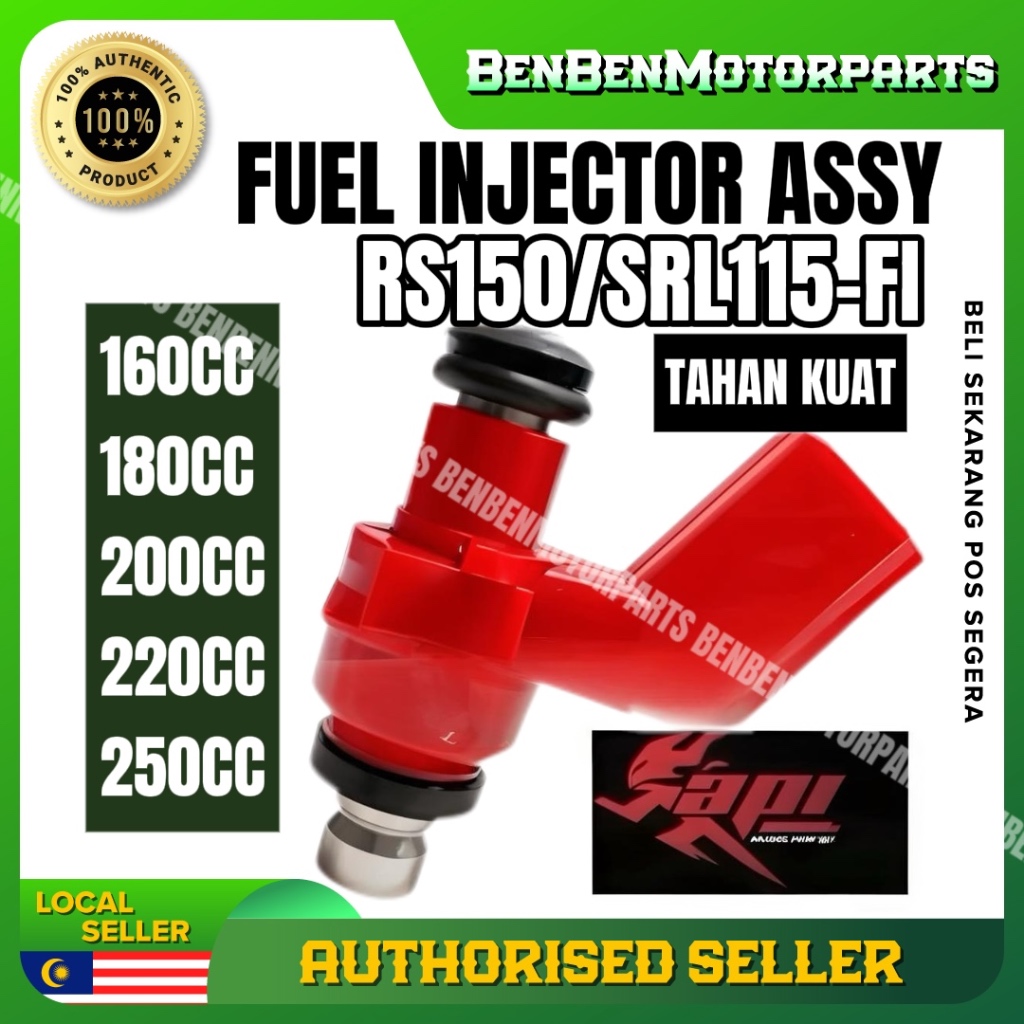 API Motor Injector Fuel RS150 V1 V2 SYM VF3i SRL115 Fi BEAT DASH 125 ...