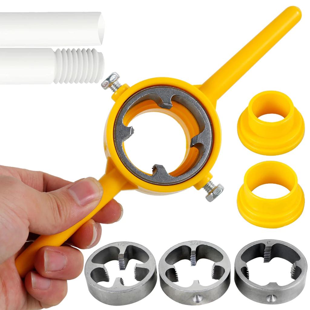 6-Piece PPR Pipe Threading Set | Manual Pipe Thread Restorer | Plastic ...