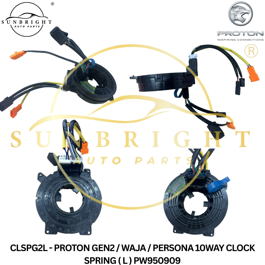 PROTON GEN2 / WAJA / PERSONA 10WAY CLOCK SPRING ( L ) PW950909 | Shopee ...