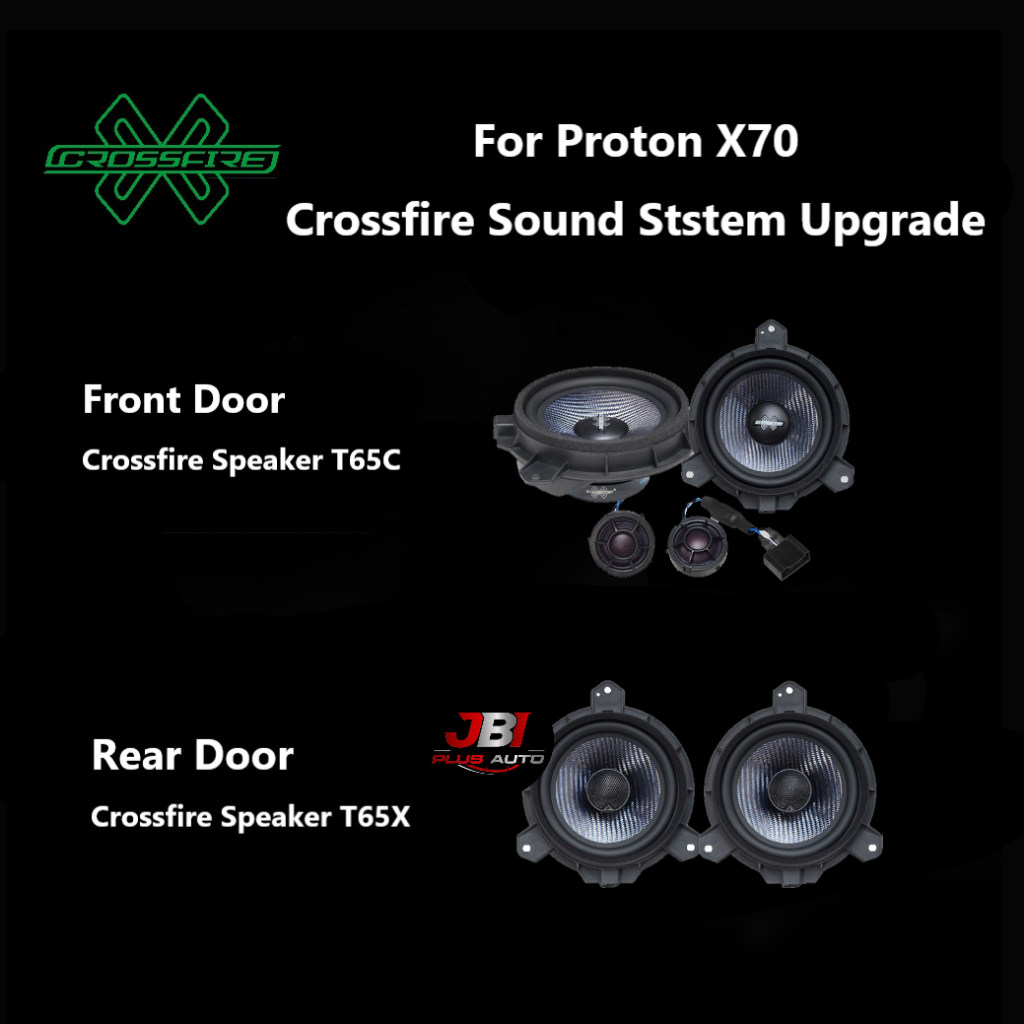For Proton X70 Plug And Play Crossfire sound System OEM Speaker ...