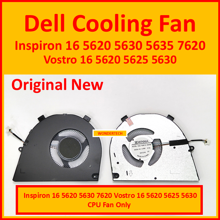 Dell Inspiron 16 5620 5630 5635 7620 Vostro 16 5620 5625 5630 CPU GPU ...