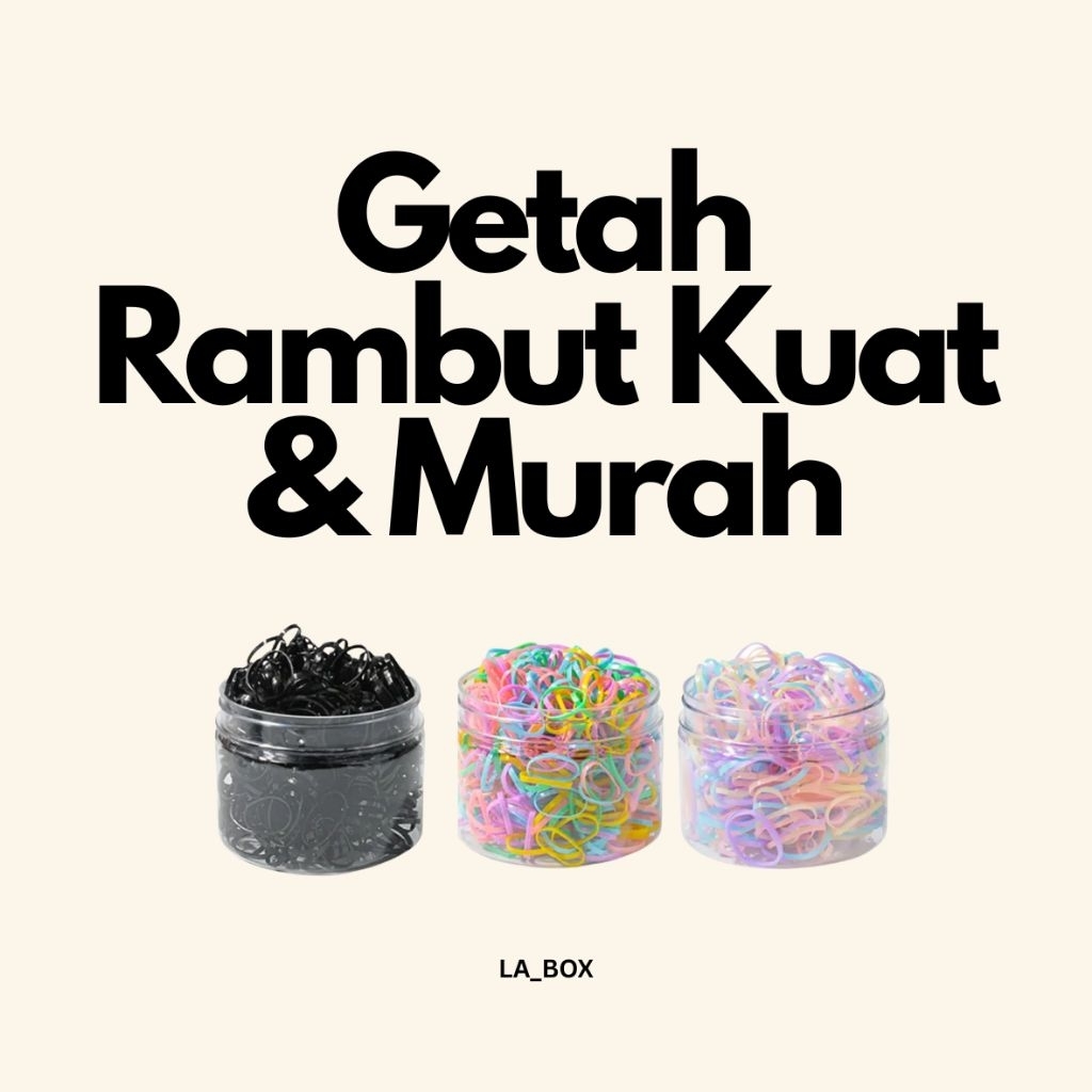 Getah Rambut Murah dan Kuat (1 ceduk = min 350pcs) | Shopee Malaysia