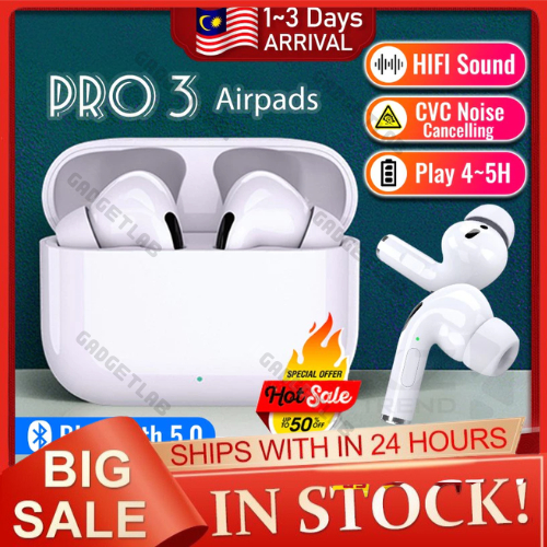 TWS 8th Gen Bluetooth Earbuds , PRo3 HD Sound, 24H Playtime, Bluetooth 5.0 Stable Connection GPS Wireless Cas Earphone