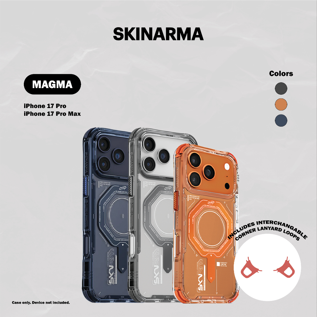 SKINARMA Magma Mag-Charge Case for iPhone 17 Pro (6.3'')/ 17 Pro Max (6 ...