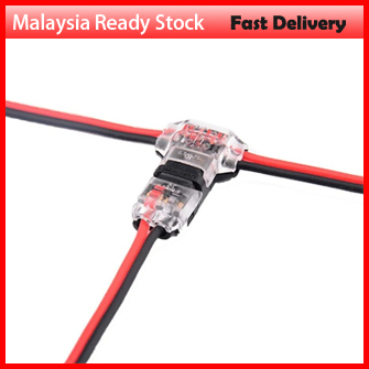 Wire Connectors Low Voltage Wire Connectors Solid Connection,T Tap Wire Connectors, T Type 2 Pins Wire Splice Connectors