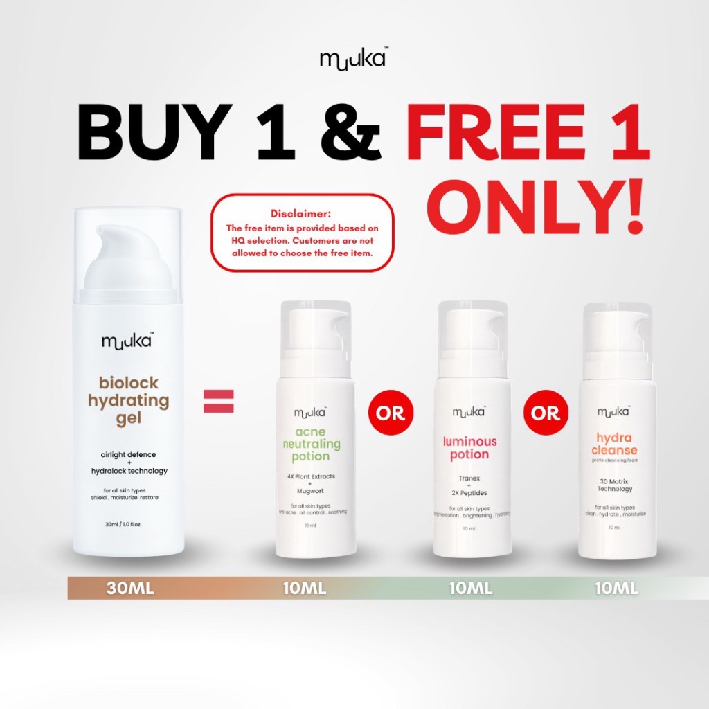 BELI 1 muuka BioLock Hydrating Gel 30ML PERCUMA muuka Acne Neutraling ...