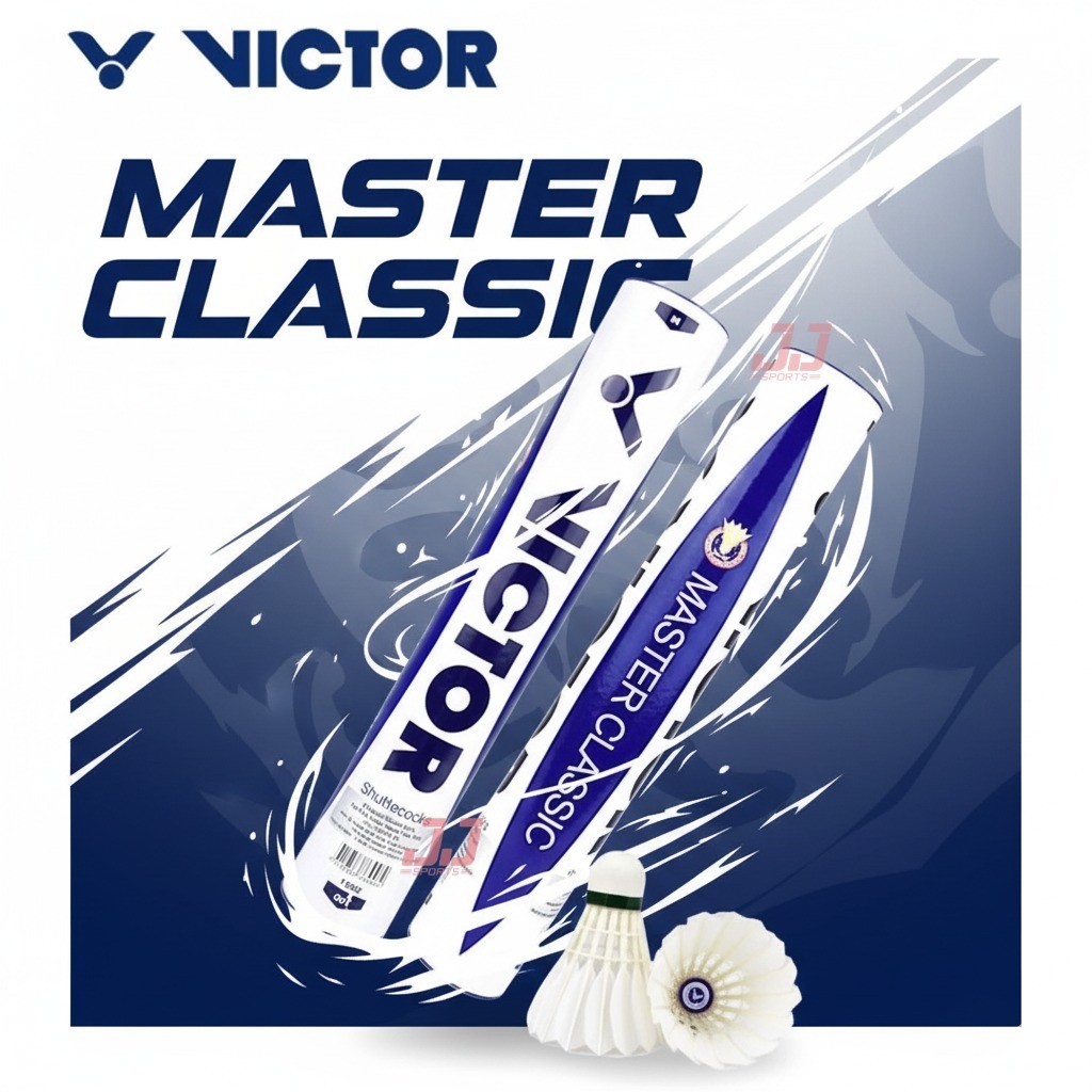 VICTOR Master Classic Badminton Shuttlecocks (100% ORIGINAL) | Shopee ...