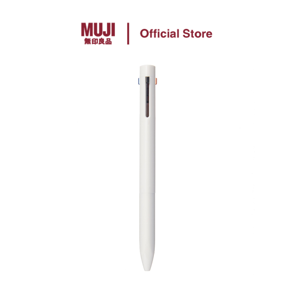 MUJI Triangular 3 Colour Ballpoint Pen / White | Shopee Malaysia