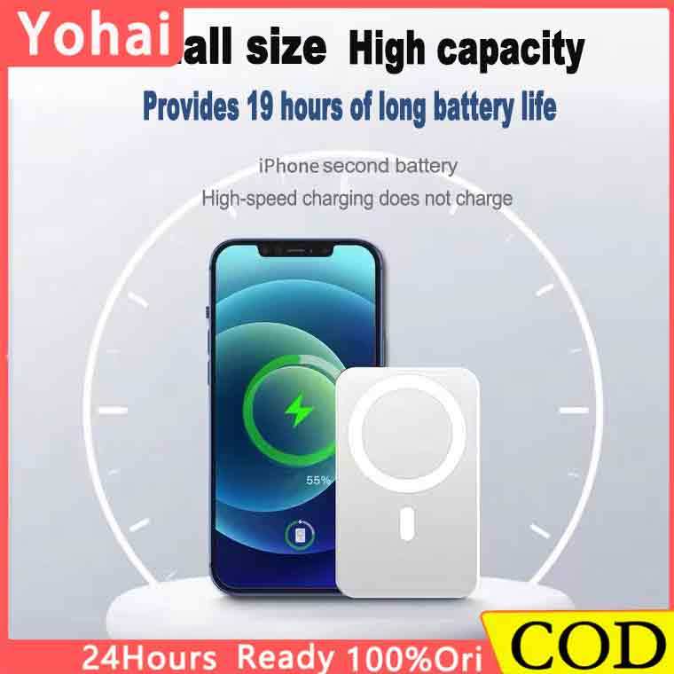 Magnetic Wireless Power Bank 20000mAh External Portable Battery Pack ...