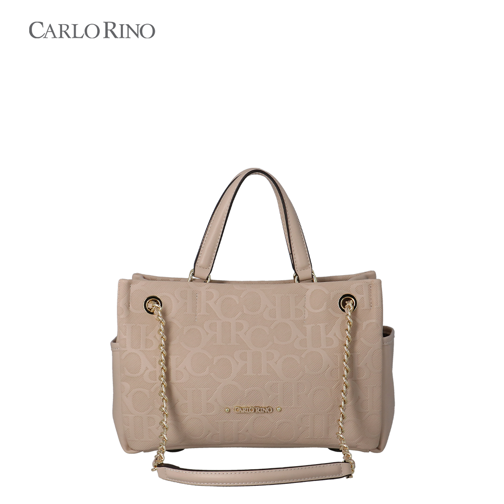 Carlo Rino CR Lyla Top Handle Bag - Nude | Shopee Malaysia