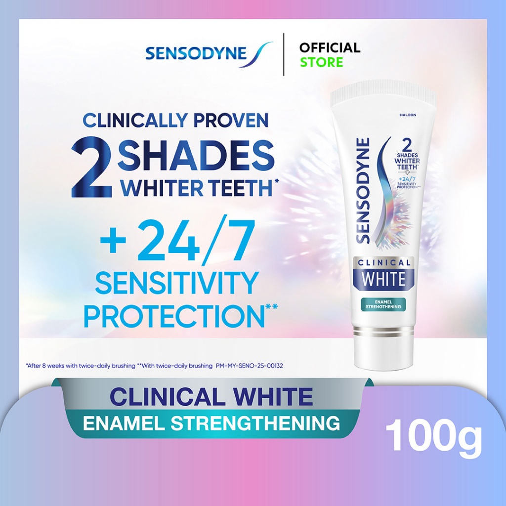 Sensodyne Clinical White Enamel Strengthening Toothpaste 100g x1 ...