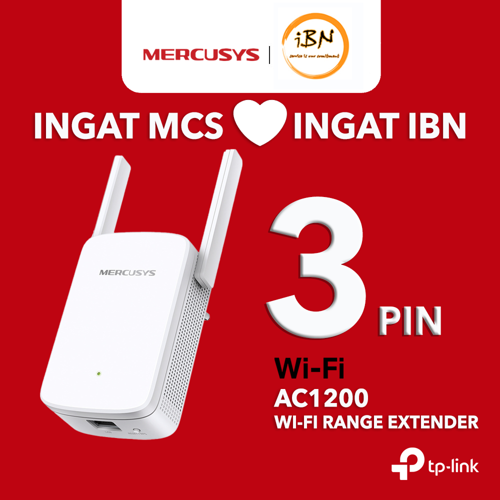 Mercusys ME30 AC1200 Wi-Fi Range Extender Works with Any Router or ...